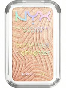 Maquillaje Profesional StyleTrendNyx, Iluminador Buttermelt, Sombra: Brillante y Butta (Oro Claro).Iluminador Cremoso, Hasta 12Hrs De Uso, No Se Desvanece, Resistente A Transferencias.FóRmula Vegana.Calidad PremiumVersióN Mejorada - Glaze It Butta (bronce claro) - Ver 2
