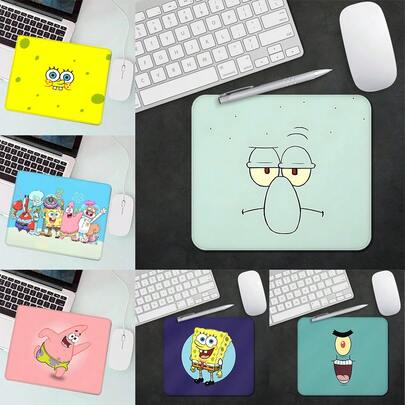 Spongebob Game Mouse Pad, XS Small Size Mouse Pad Suitable For PC Gamers, Desktop Decor, Office Mouse Pad, Desk Mat