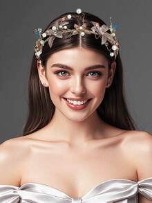 French Retro 3D Crystal Butterfly Headband, Starry Blue, Summer New Decorative Hair Accessories Suitable For Brides, Weddings, Festivals, Parties, Daily Wear, Valentine's Day Headpiece For Women Head Accessories