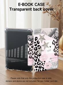 Ayotu 1件豹纹嘴唇星空图案平板电脑保护套和Kindle电子书保护套,兼容第10代、11代/Air 4代/Air 7代/9.7英寸,兼容三星Galaxy Tab A9 Plus、Kindle(第11代-2024年发布)(6英寸)、Kindle Paperwhite第12代(2024年发布),绝佳节日礼物,时尚简约图案。 - 彩色 - 查看 9