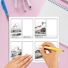 Travelers Notebook Inserts,Storyboard Refills,Standard Regular TN Journal,30 Sheets,8.25\ X 4.25\,Travelers Notebook Refills For Journals,Dis,Planners - 補充故事板 - 查看 6