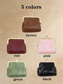 定制皮革按扣零钱包，情人节按扣钱包，定制贴心礼物，个性化情侣周年纪念礼物，适合送给妻子、女友、丈夫、男友及其他亲密关系对象