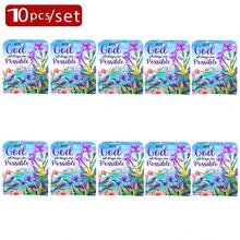 1件/4件/6件/10件装春夏系列鸢尾花、粉色花卉、蓝黄小鸟、黄蓝蝴蝶印花短绒椅套，可拆卸短绒布椅背保护套，四季皆宜，节日装饰，适用于餐厅、客厅、办公室、酒店和家居。 - 彩色 - 查看 12