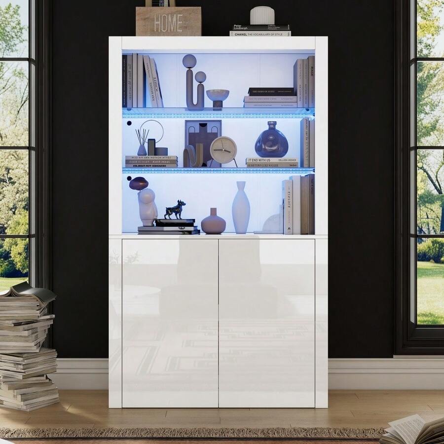 Storage Cabinets - White - View 1