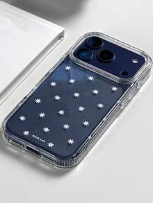 Śliczne, błyszczące, przezroczyste etui na telefon w kropki w kształcie gwiazdek, kompatybilne z modelami 17 Pro Max, 17 Pro, 17, 16, 15, 14, 13, 12 Pro Max, 11, wykwintne, błyszczące, odporne na wstrząsy etui ochronne, idealne na prezent. - Brokatowe gwiazdy - Zobacz 5