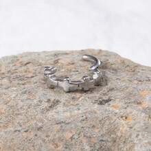 1件装 Huggie Cross 小号耳环，女士不锈钢朋克风耳环，耳骨、耳屏、耳廓、耳廓穿孔饰品 - 彩色 - 查看 10