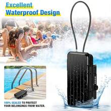 Portable Safe Box Combination Security Case Travel With Code Waterproof Lockbox~ - Black - View 4