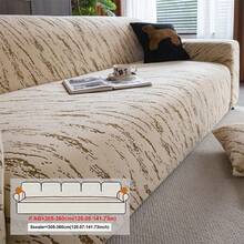 1pc Pet-Friendly Sofa Cover, Wrinkle-Resistant, Anti-Slip, Evenly Stitched, Durable, Wear-Resistant, Easy Care, Machine Washable, Suitable For Bedroom, Living Room, Office, Indoor And Outdoor Sofa Protection - Khaki - View 8