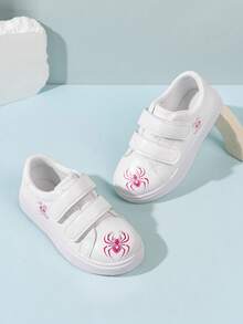 2026年春季最新款蜘蛛网图案设计运动鞋，休闲时尚白色鞋 - 白色 - 查看 6