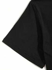 Men's Y2K Loose Soft Cotton T-Shirt With Goat And Book Print Gothic Symbol Design Black T-Shirt For Men S To 2XL Light And Not Stuffy Suitable For All Seasons Suitable For Daily Leisure Street Wear And Other Scenes - Negro - Ver 8