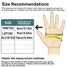 1 Pair Extra Long & Thick Durable Waterproof, Oil-Resistant Multi-Purpose Cleaning Gloves For Household, Car, Painting, Kitchen, Bathroom Use. Prevent Soiling, Reusable, Easy To Hang Dry - White - View 3