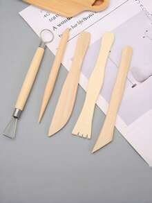 18/5/4/1pc DIY Clay Sculpting Tool Set, Dotting Pen, Clay Modeling Stick, Sponge, Plastic Shaping Knife, Suitable For Clay Modeling, Pottery Carving, Cake Decorating And Nail Art. Portable Zipper Storage Case, For Beginners And Professional Artists