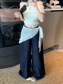 1件装女士豹纹棕色Y2K腰带，舞蹈配饰，亚文化单品，适合搭配连衣裙、牛仔裤，可作腰部装饰，也可用于海滩/摄影，针织发带，秋冬季发带，女士度假装扮配饰，优雅围巾，柔软发带 - 彩色 - 查看 8