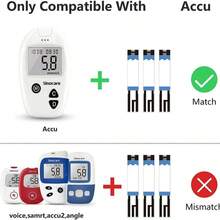Sinocare (Without Meter)Accu Blood Glucose 50 Test Strips And 50 Lancets - Nur 50 Blutzuckertests - View 2