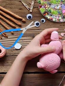 Mini Push-Button Scissors With Loop Handle, Ergonomic Design, Colorful Handle And Auto-Rebound Function, Suitable For Students And People With Special Needs For Daily Crafting; Ergonomic Design Kindergarten Training Scissors. - Multicolor - View 6