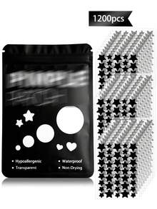 星形脸贴 - 温和不刺激,装饰性强,防水透气,日常必备,方便携带,适合旅行、聚会、化妆技巧,是拍照的完美道具,也是脸部彩绘的必备品,适用于各种派对和娱乐活动,成人适用。 - 彩色 - 查看 2