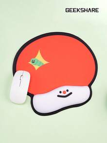GeekShare 毒蘑菇鼠标垫带腕托，简约实用多功能 - 彩色 - 查看 2