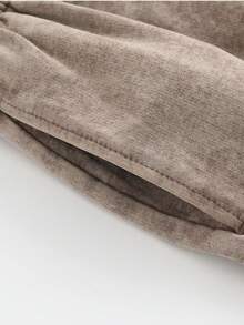 Cotton Drawstring Athletic Shorts, Casual Summer Beach Wear, Suitable For Both Men And Women. - Camel - View 3