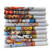 Pano De Prato Atacado Premium Estampado Kit Com 10 Peças - Multicolorido - Visão 1