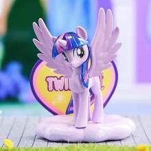 Miniso Hộp bí ẩn My Little Pony Sweet Paradise Series, Mô hình nhân vật 3D, Hình dáng được phục dựng cao cấp + Đế theo chủ đề, Chất liệu PVC & Không mùi, Vật trang trí bàn làm việc tại nhà/văn phòng, Đồ chơi sưu tầm cao cấp (Giao ngẫu nhiên 1 sản phẩm) - Nhiều màu - Xem 5