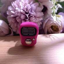 斋月开斋节祝福礼物，每日祈祷计数戒指 | 电子显示屏，便携式手指念珠念诵器，用于日常礼拜 - 彩色 - 查看 3