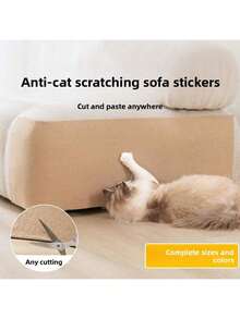 Anti-Scratch Sofa Protector Pad, Durable Yet Slightly Shedding Cat Scratching Mat, Multi-Functional Wall-Mounted Cat Scratch Pad - 40*100cm - View 4