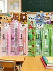 20/40 Pack Of Pencils, Multiple Sets Of Cartoon Stationery, Suitable As Gifts For Holiday Activities And Student Rewards, An Ideal Choice For The Back-To-School Season, And An Ideal Gift For Halloween And Christmas - Multicolor - View 3