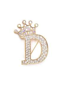 European And American Minimalist Fashion 26-Letter Brooch - A Stylish Accessory For Women's Suits And Collars - Perfect As A Wedding Gift, For Parties, And For Everyday Wear By Men, Women, And Couples!