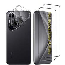 4pcs Lens Protector Compatible With Huawei Pura 80/80 Pro/80 Ultra/70/70Pro/70Pro+/70Ultra/Nova 14/14 Pro/Y73, Phone Safety Protective Screen Film, Device Protection, Fashionable Design, Perfect Fit, Durable Glass, High-Quality Protective Film, Phone Screen Protector, Tempered Glass Screen Protector Screen Protection Essentials, Applicable To Daily Shield, Office, Home Daily Shield Office Home Phone Accessories Waterproof Shockproof Anti-Fall Scratch Resistant - Clear - View 21