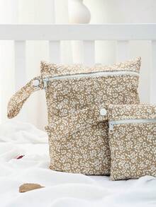 2pcs Mini Wet & Dry Bag, Waterproof Reusable Wet Bag With Handle - Multicolor - View 3