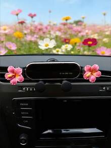 Car-Mounted Flower Bud Phone Holder, Dedicated For Car Interiors, Cute Air Vents, Car Navigation, Car Phone Stand, 2025 New Model - A - View 2