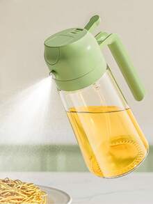 1个二合一喷油器/分配器 - 厨房家用空气炸锅用油瓶，防漏喷雾油罐 - 彩色 - 查看 7