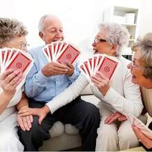 Super Sized Playing Cards, 2x/4x Sized Playing Cards, Giant Game Cards, Desktop Fun Games, Suitable For Parties And Outdoor Entertainment - 4X - Xem 7