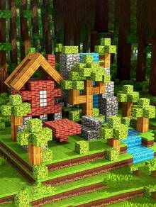 1pcs/Magnetic Building Blocks - Build My Magnetic World Magnetic Craft Toys For Boys And Girls Ages 3-4, 4-5, And 6-8 STEM Montessori Sensory Toys Gift For Toddlers Ages 3 And Up Magic Cube Puzzle Toys - Multicolor - View 5