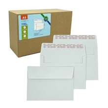 A9 Invitation Envelopes(100 PCS 5.75x8.75 In )- Windowless Design 120GSM White Paper Envelopes With Printable Quick Se--Seal For Invitations, Greeting Cards, Invoices - 100pcs5.75*8.75in - View 1