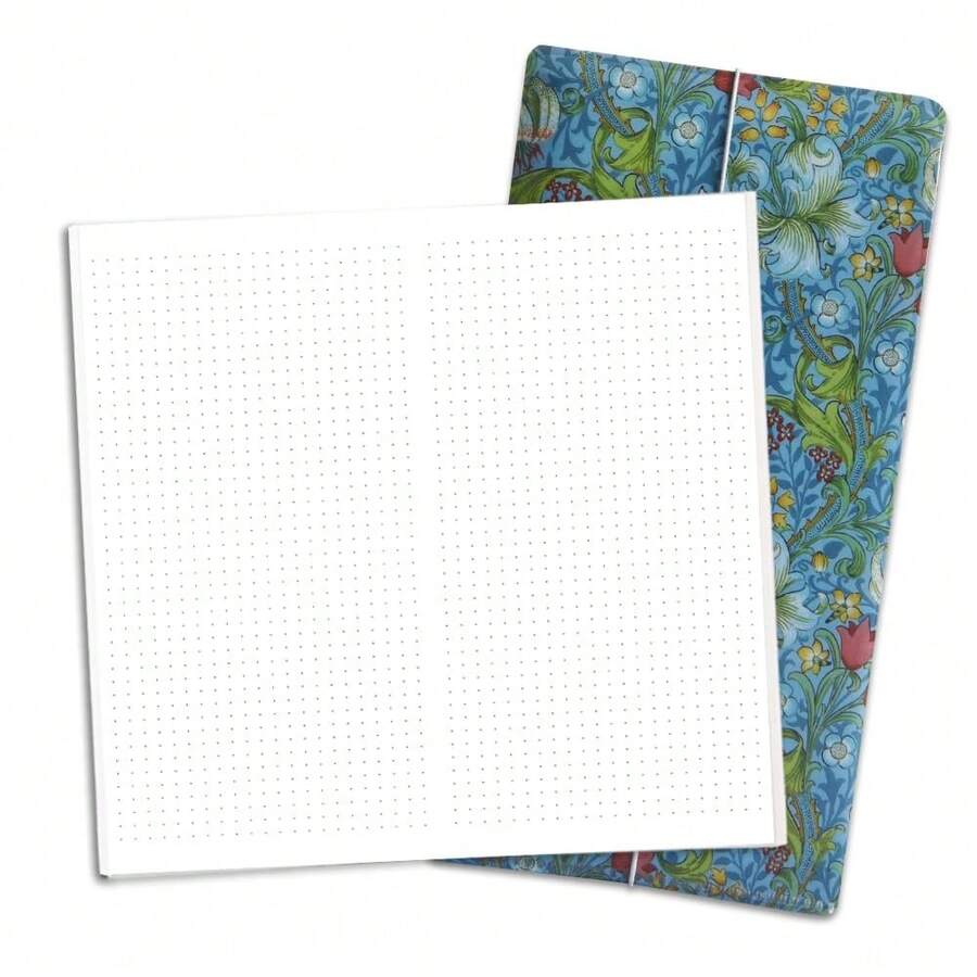 Travelers Notebook Inserts With PVC Sleeve Holder,Dotted Paper, Standard Regular TN Journal Notebook For Journals,Dis,Planners,30 Sheets,8.5\ X 4.7\,Lily Morris - LilyMorrisPVC&點狀 - 查看 1