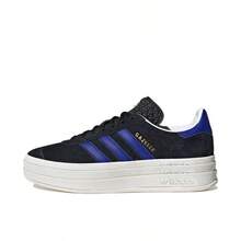 (WMNS) Adidas Gazelle Bold 'Black Lucid Blue' - màu đen - Xem 1