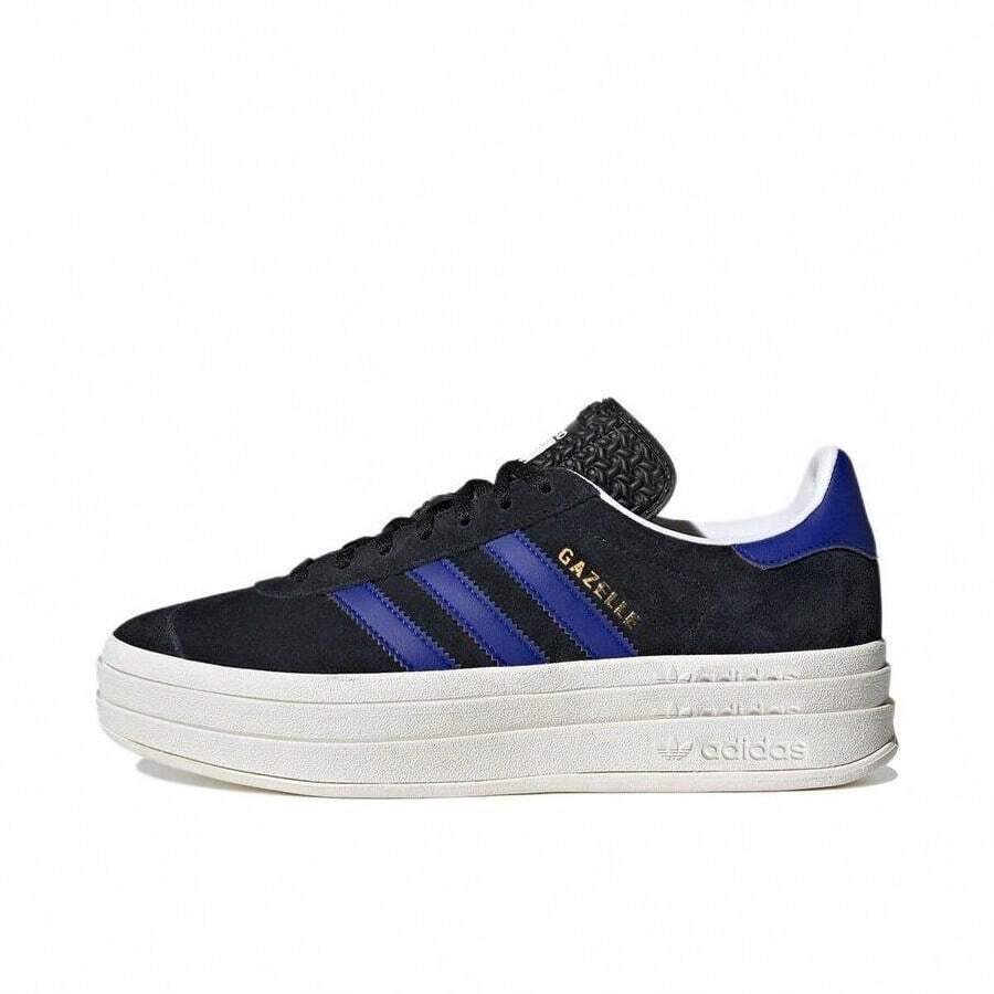 (WMNS) Adidas Gazelle Bold 'Black Lucid Blue' - màu đen - Xem 1