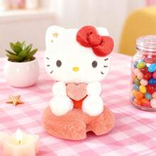 Miniso Encanto de peluche de Sanrio Hello Kitty con forma de estrella, luna y nube, de tela de peluche hipoalergénica, con forma clásica de Hello Kitty y decoración con corazón, compacto y portátil, adecuado para decorar mochilas, llaveros o llevar a diario como lindo encanto (1 pieza) - Multicolor - Ver 5