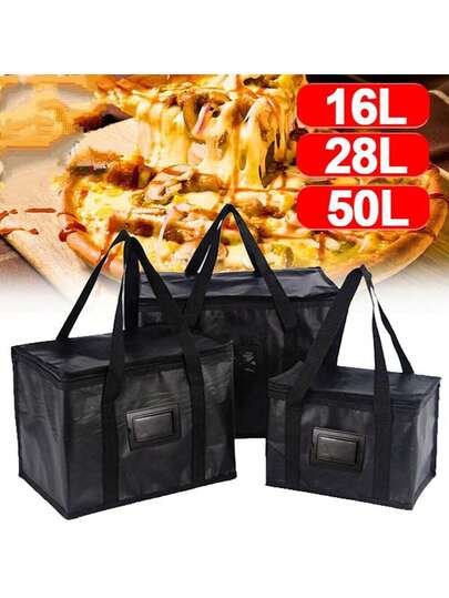 Large Insulated Cooler Bag, Beverage Storage Bag, Big Size Cooling Bag, Lunch Box, Zipper Picnic Foil Food Basket, Picnic