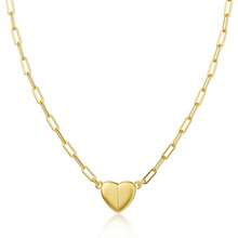 14K Gold/Silver-Plated Heart Shape Pendant Magnetic Necklace For Women Dainty Fashion Choker Necklace Jewelry Love Party Gift - F - Xem 1