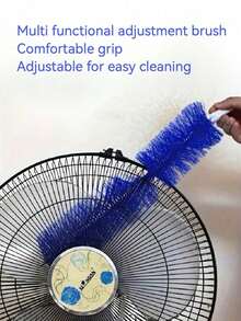 可弯曲除尘掸，蜘蛛网清洁刷，风扇清洁刷 - 超细纤维刷头，可水洗 - 适用于风扇、空调、排水管、纱窗、百叶窗、沙发、家具、通风口、窗帘、汽车等 - 可重复使用除尘掸 - 彩色 - 查看 8