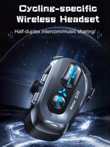 D3X 无线摩托车头盔对讲机，半双工对讲，支持无限多人通话，降噪功能，远距离通讯，Type-C 充电，1000mAh 可充电锂聚合物电池，塑料材质，通话控制功能 - D3X - 查看 8