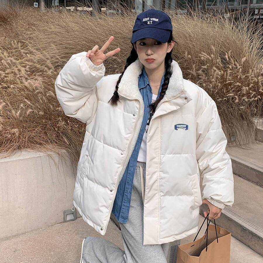 Women Sports Winter Coats - Black - View 1