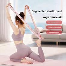 1 pieza Banda de resistencia para piernas y glúteos con diseño de bucle, bandas de ejercicio elásticas para entrenamientos en casa, entrenamiento muscular, estiramiento y yoga, 3 niveles de bandas de resistencia - Multicolor - Ver 4
