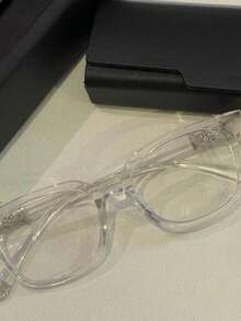 Classic Chrome-Plated Heart-Shaped Glasses, Understated Yet Luxurious, Suitable For Daily And Outdoor Wear - 白色 - 查看 2