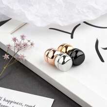 4pcs Magnetic Scarf Clips, Secure Magnetic Clasps For Scarves, Shawls, Wraps, No Sewing Required - Black and White - View 4