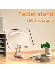 360° Rotation Tablet Desktop Stand Suitable For IPad Pro 9.7 Air 4 5 Mini 6 11 Mi Pad Transparent Acrylic Desktop Phone Stand - Multicolor - View 8