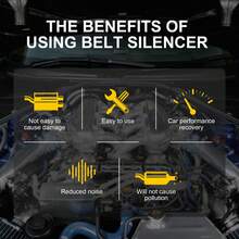 Homonth Car Engine Belt Noise Reducer, Car Engine Belt Noise Elimination And Maintenance Lubricant - Engine Belt Muffler - View 5