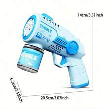 Electric Bubble Gun Toys For Children, Outdoor Wedding, Beach, Pool, And Water Bubble Guns, Perfect For Boys And Girls As Halloween, Christmas, Birthday Gifts, And Outdoor Parties. Colorful Plastic Bubble Guns, A Great Christmas And New Year's Gift. - 2 vật phẩm ngẫu nhiên - Xem 10